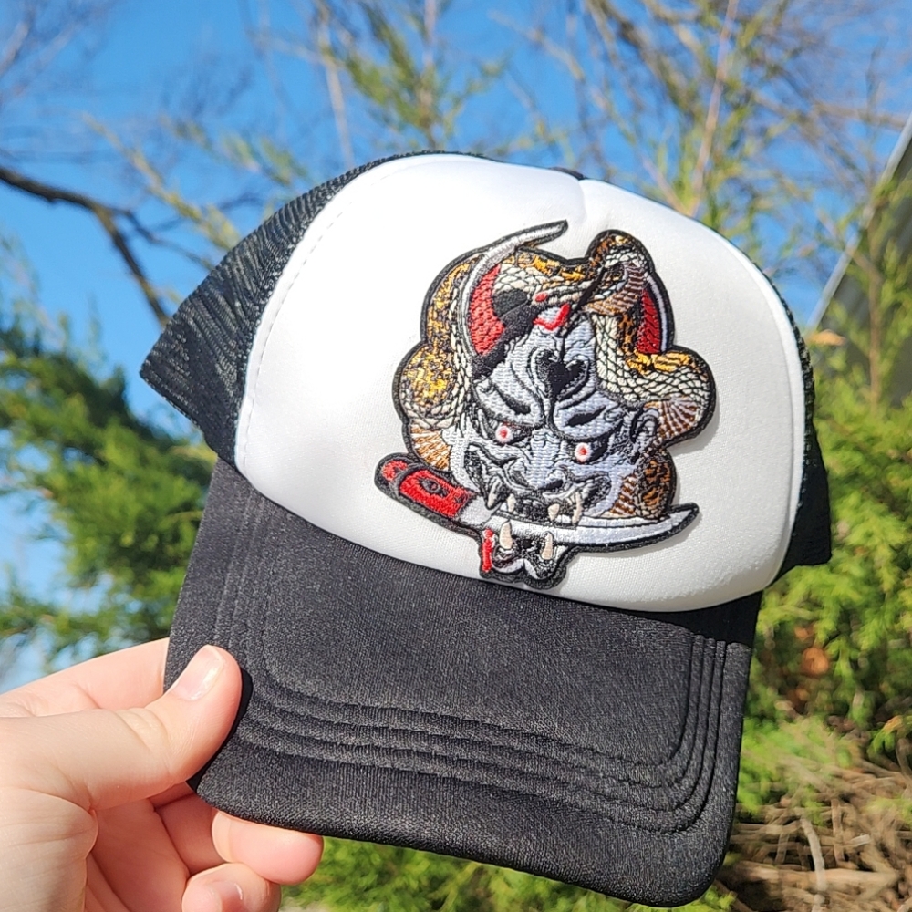 Badass Devil / Snake Trucker Hat